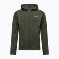 Herren-Trekking-Fleecejacke Salewa Puez Rocca Polarlite Hood dark olive 5