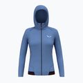 Damen-Trekking-Fleecejacke Salewa Pedroc PL Hooded morning blue