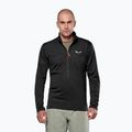Herren-Trekkingsweatshirt Salewa Puez Cammio Polarlite Half Zip Black Out