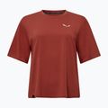 Damen Salewa Eagle Sonnenuntergang Loose t-shirt etruscan rot 5