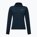 Damen-Trekking-Sweatshirt Salewa Puez Sun Hoodie navy Blazer
