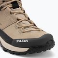 Salewa Damen-Trekkingstiefel Puez Leather Mid Ptx quicksand / onyx 7