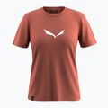 Damen-T-Shirt Salewa Solid Dry etruscan red