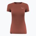 Damen-Trekking-Shirt Salewa Zebru Medium Warm Amr etruscan red
