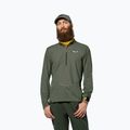 Herren-Longsleeve Salewa Pedroc Dry Wind Half Zip Tee faded green