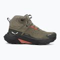 Damen-Trekkingschuhe Salewa Pedroc 2 Leather Mid PTX faded green/dark olive 2