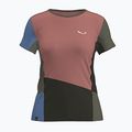 Damen-Trekking-T-Shirt Salewa Puez Sporty Dry desert pink/multi