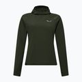 Damen-Trekkingpullover Salewa Puez Sun Hoodie dark olive