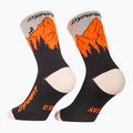 Skisocken DYNAFIT Traverse Crew black out ultra orange/4220
