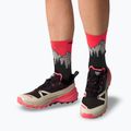 Socken DYNAFIT Traverse Crew black out ultra coral/6a10 8