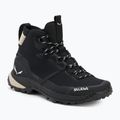 Damen-Trekkingstiefel Salewa Puez 2 Mid Ptx schwarz/schwarz