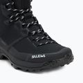 Damen-Trekkingstiefel Salewa Puez 2 Mid Ptx schwarz/schwarz 7