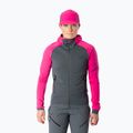 Damen Skitouren-Pullover DYNAFIT Radical Polartec Kapuze flamingo/0720