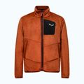Herren-Trekkingsweatshirt Salewa Puez Warm Full Zip bombay brown