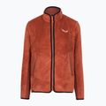 Damen-Trekkingsweatshirt Salewa Puez Warm Full Zip etruscan red