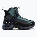 Damen-Hochgebirgsschuhe Salewa MTN Trainer 3 Tech Mid GTX willow/orion blue 2