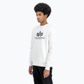 Herren Alpha Industries Basic weißes Sweatshirt 4