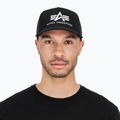 Herren Alpha Industries Basic Trucker Baseballkappe schwarz 6