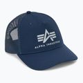 Herren Alpha Industries Basic Trucker Baseballmütze rep.blau