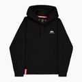 Herren Alpha Industries Basic Small Logo Hoodie schwarz 7