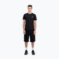Herren Alpha Industries Basic Small Logo T-shirt schwarz/neon orange 2