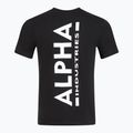 Alpha Industries Herren-T-Shirt Backprint schwarz 2