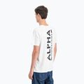 Alpha Industries Herren-T-Shirt Backprint weiß 5