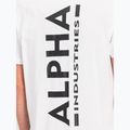 Alpha Industries Herren-T-Shirt Backprint weiß 7