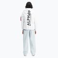 Alpha Industries Herren Sweatshirt Back Print Zip weiß 3