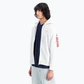 Alpha Industries Herren Sweatshirt Back Print Zip weiß 4