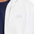 Alpha Industries Herren Sweatshirt Back Print Zip weiß 6