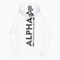 Alpha Industries Herren Sweatshirt Back Print Zip weiß 9