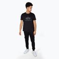Alpha Industries Herren Basic Regenbogen Reflektierendes T-Shirt schwarz 2