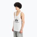 Herren Alpha Industries Basic Tank Body Building T-Shirt weiß 3