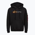 Alpha Industries Herren Sweatshirt Alpha Label schwarz