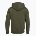 Herren Alpha Industries Basic Zip SL Sweatshirt dunkel oliv 2