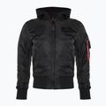 Alpha Industries Herrenjacke MA-1 ZH Back Print schwarz / Regenbogen reflektierend