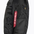 Alpha Industries Herrenjacke MA-1 ZH Back Print schwarz / Regenbogen reflektierend 5