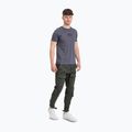 Alpha Industries Herren Basic Mid Logo grau-schwarz/schwarzes T-shirt 2