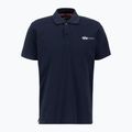 Herren Alpha Industries Basic Polo Kleines Logo T-shirt Replik blau 2
