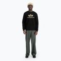 Herren Alpha Industries Basic Carbon Sweatshirt schwarz/gold 2