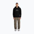 Herren Alpha Industries Basic Hoodie TPU schwarz/chrom 2