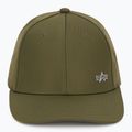 Alpha Industries Metal Label Herren Baseballkappe dunkel oliv 2