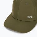 Alpha Industries Metal Label Herren Baseballkappe dunkel oliv 3