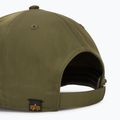 Alpha Industries Metal Label Herren Baseballkappe dunkel oliv 4