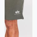 Herren Alpha Industries Basic Small Logo II dunkel oliv Shorts 6