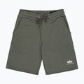 Herren Alpha Industries Basic Small Logo II dunkel oliv Shorts 8