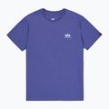 Herren Alpha Industries Basic Small Logo Nacht lila T-shirt