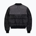 Herren Steppjacke Alpha Industries MA-1 Logo Puffer Bomber black 8