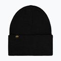 Mütze Alpha Industries Rubber Logo Beanie black 2
